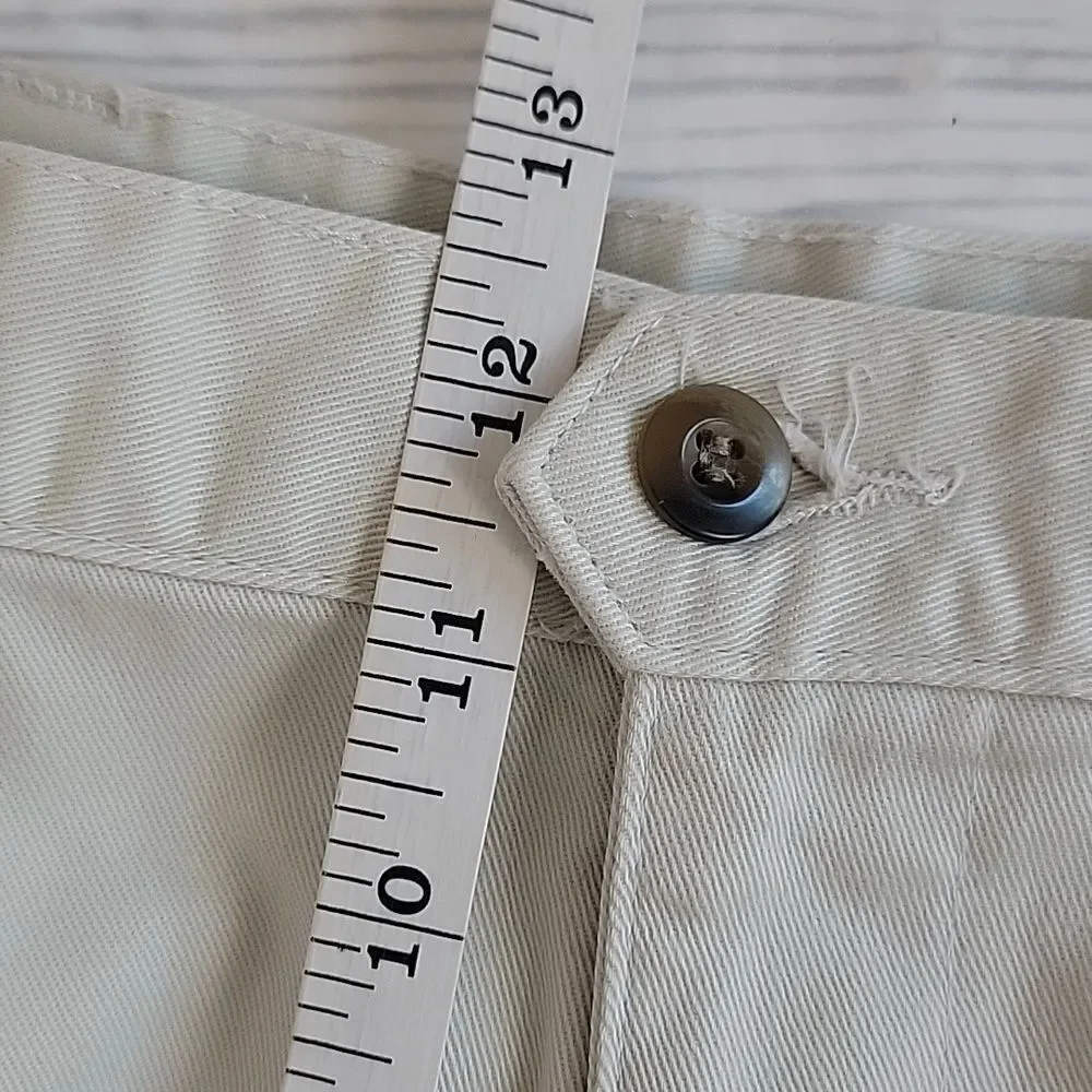 Docker Chino Pants Vintage 90s Pleated Front - Light Tan Mens Size 38